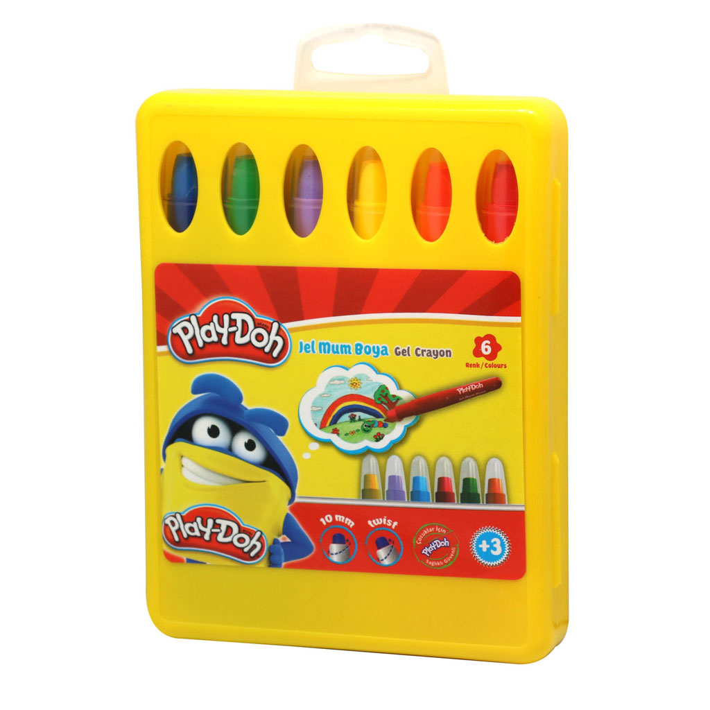 Play-Doh Jel Crayon 6 Renk PP Box