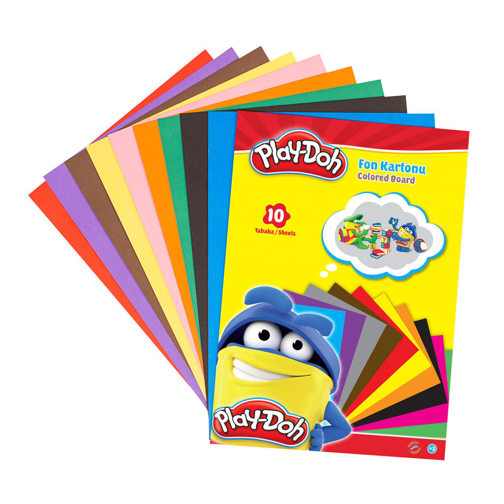 Play-Doh Fon Karton 25X35 10 Renk