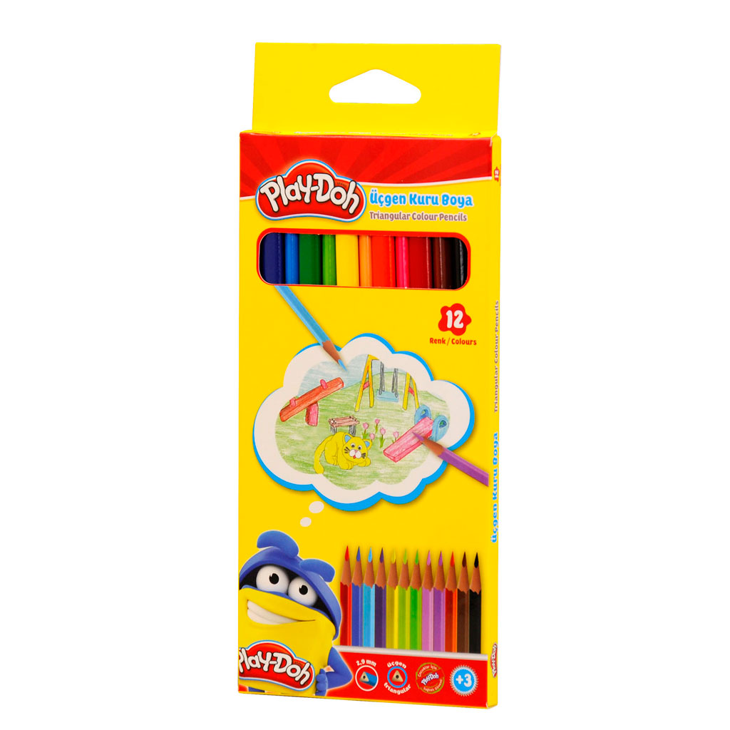 Play-Doh Kuruboya Üçgen 12 Renk
