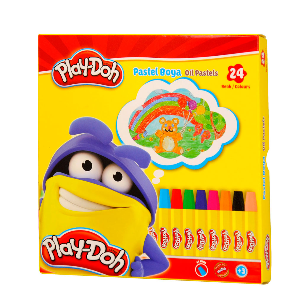 Play-Doh Pastel Boya 24 Renk