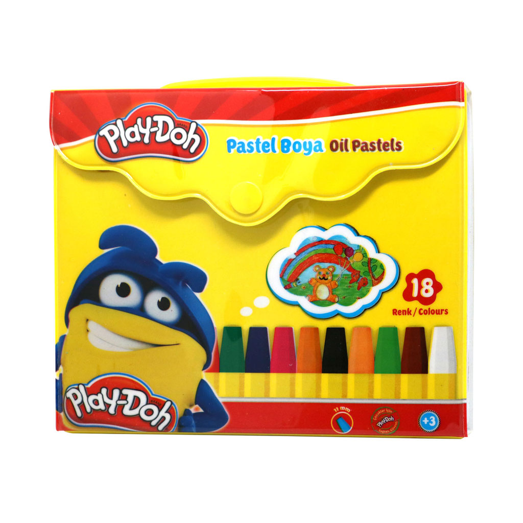 Play-Doh Pastel Boya Çantalı 18 Renk