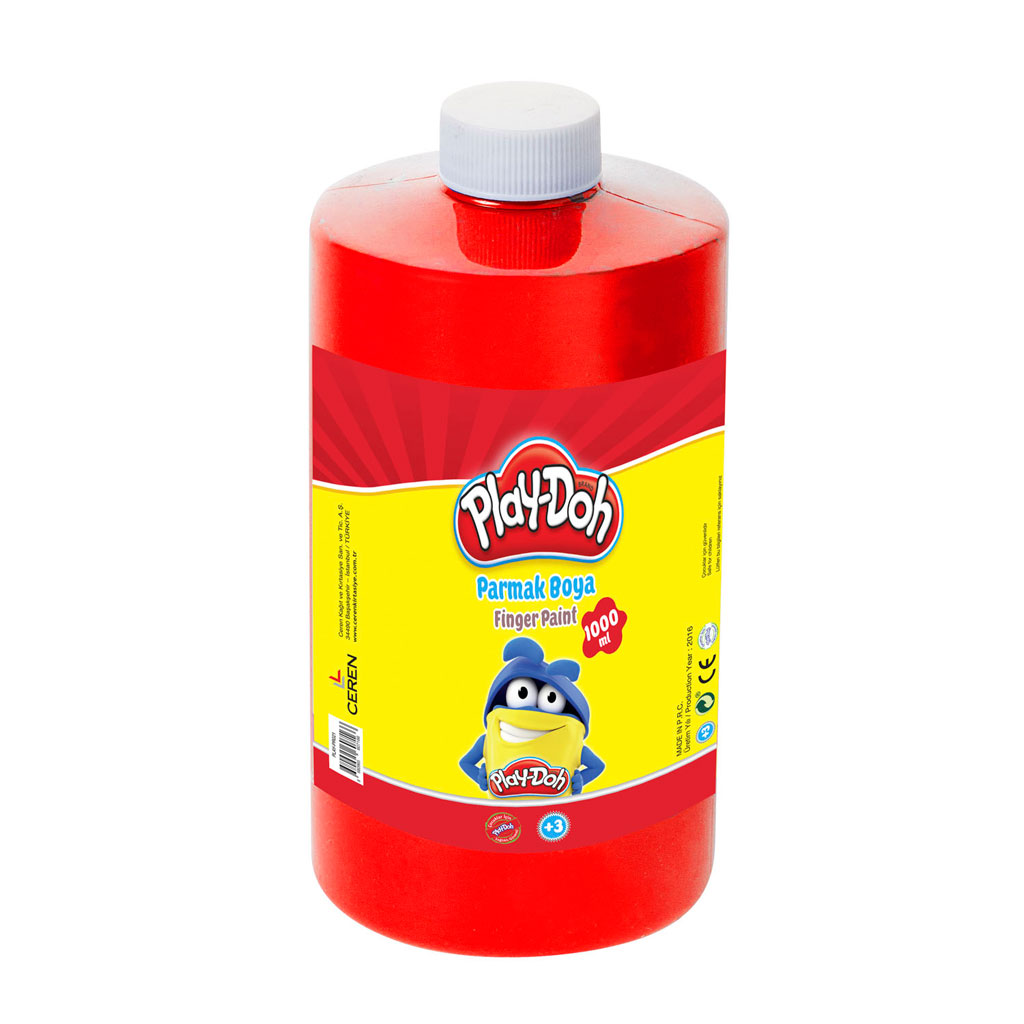 Play-Doh Parmak Boyası 1 lt Kırmızı