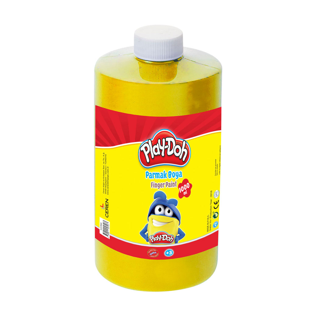 Play-Doh Parmak Boyası 1 lt Sarı