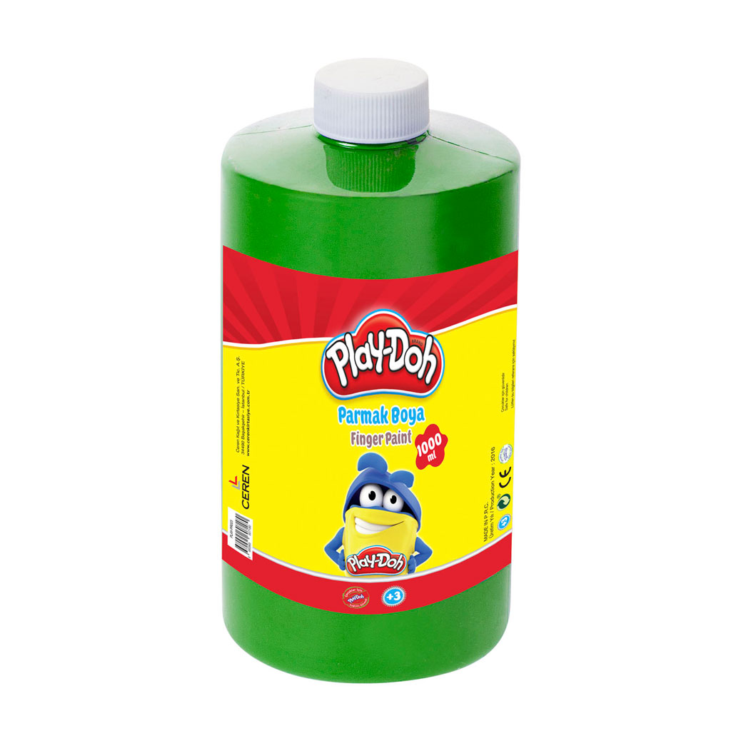 Play-Doh Parmak Boyası 1 lt Yeşil