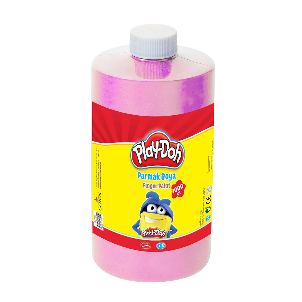 Play-Doh Parmak Boyası 1 lt Pembe