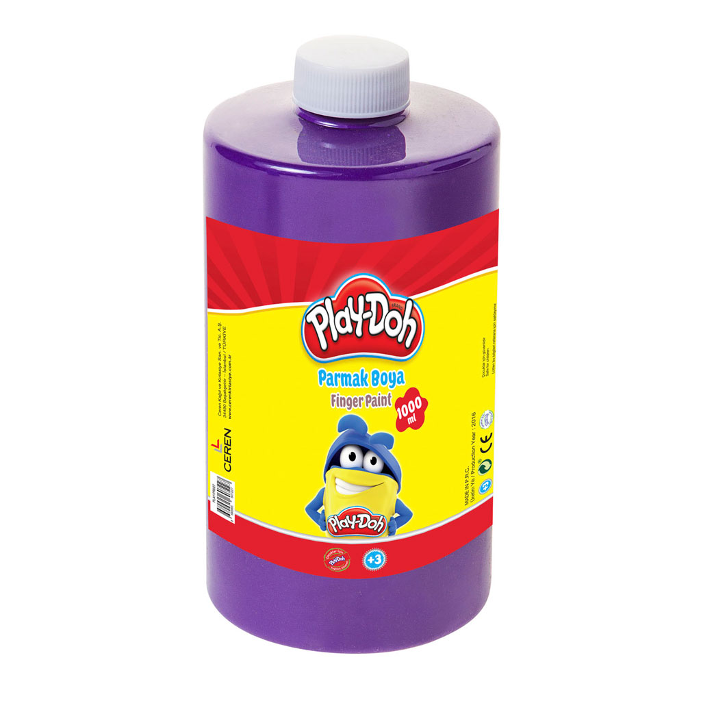 Play-Doh Parmak Boyası 1 lt Mor