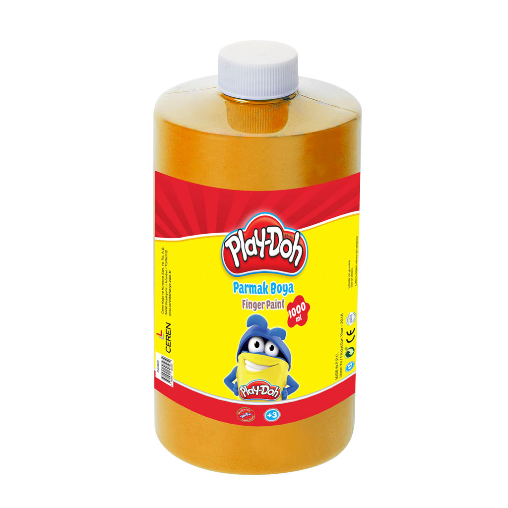 Play-Doh Parmak Boyası 1 lt Turuncu