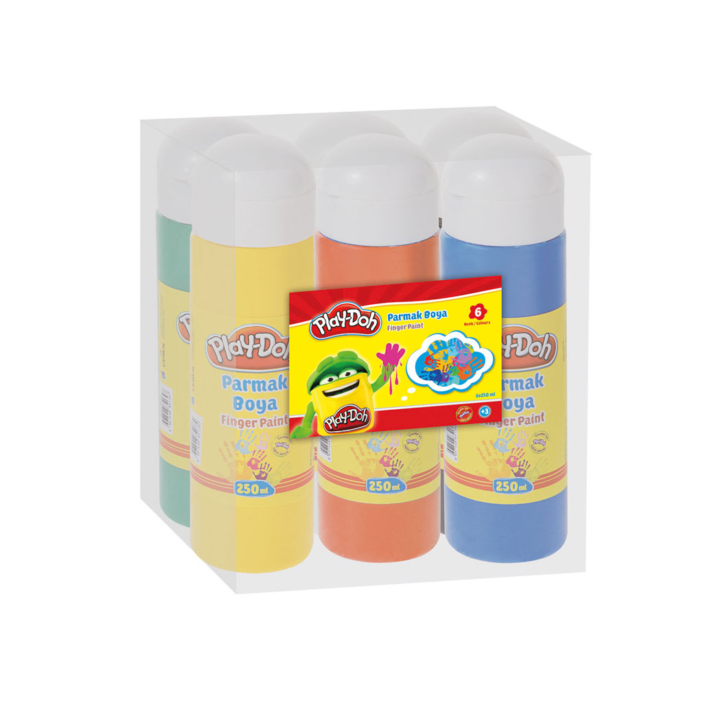 Play-Doh Parmak Boya 6X250 ml