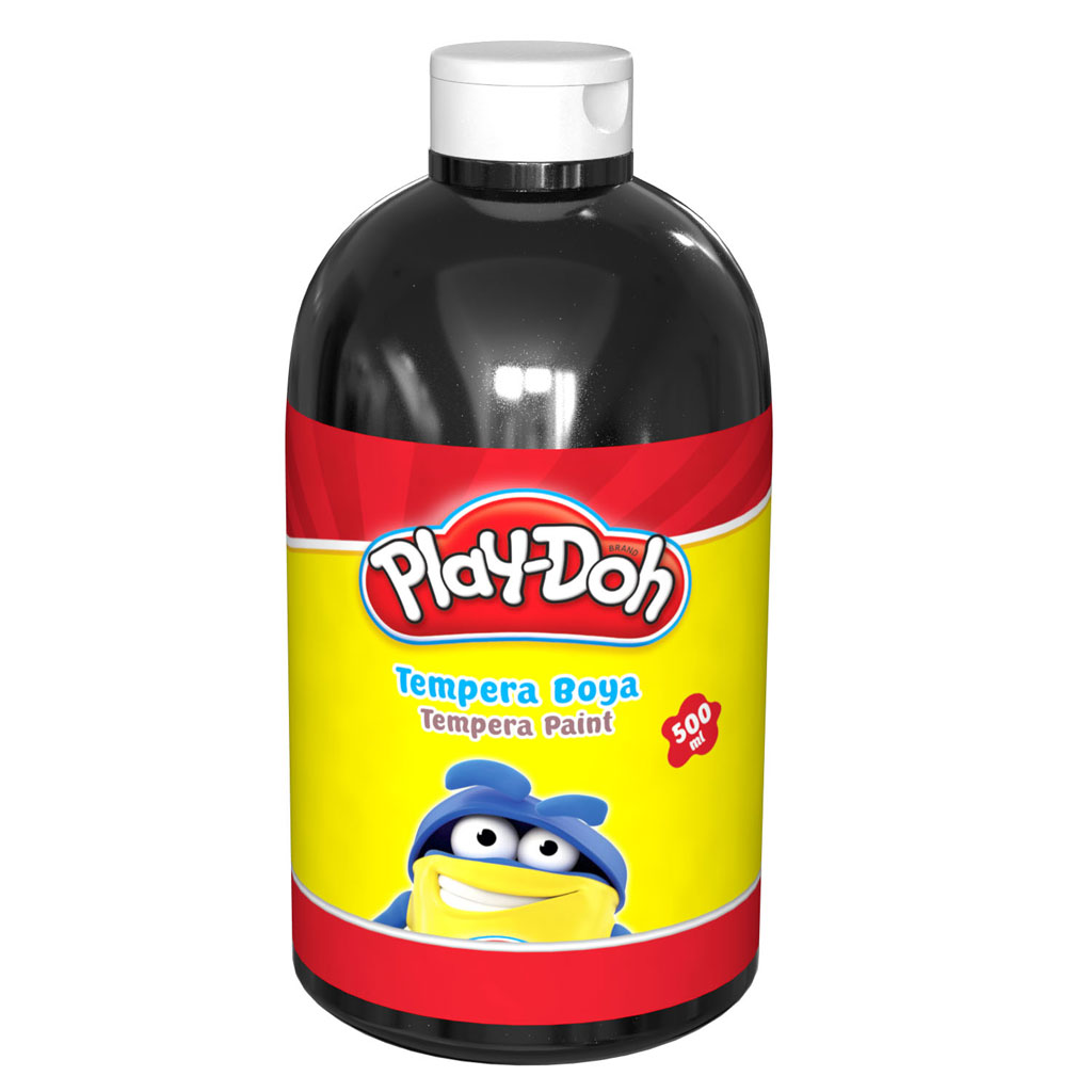 Play-Doh Tempera Boya 500 ml Siyah